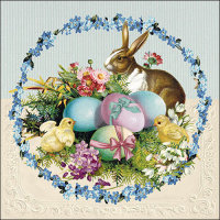 Napkin 33 Easter Egg Wreath FSC Mix