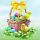 Ostern Servietten Lunch Napkin Lunch Format: 33 x 33 cm 3-lagig 20 Servietten Easter Basket FSC Mix Osterkorb
