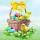 Ostern Servietten Lunch Napkin Lunch Format: 33 x 33 cm 3-lagig 20 Servietten Easter Basket FSC Mix Osterkorb