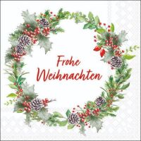 Weihnachten Cocktail Servietten 25 x 25 cm 3-lagig 15...