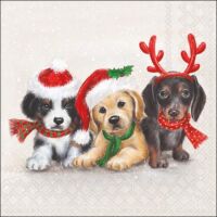 Weihnachten Cocktail Servietten 25 x 25 cm 3-lagig 15...