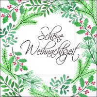 Weihnachten Servietten Lunch Napkin Lunch Format: 33 x 33...