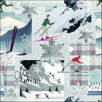 A Weihnachten Servietten Lunch 33 x 33 cm 3-lagig 20...