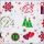 Weihnachten Servietten -33 x 33 cm 3-lagig 20 Servietten Adventskalender