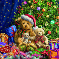 A Weihnachten Servietten Format: 33 x 33 cm 3-lagig 20...