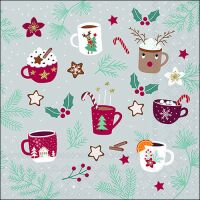 A Weihnachten Servietten Lunch 33 x 33 cm 3-lagig 20...