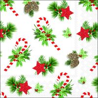 Weihnachten Servietten Format: 33 x 33 cm 3-lagig 20...