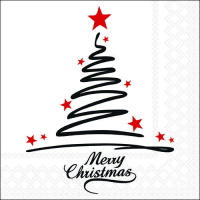 A Weihnachten Servietten Format: 33 x 33 cm 3-lagig 20...