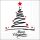 A Weihnachten Servietten Format: 33 x 33 cm 3-lagig 20 Servietten One Line Tree