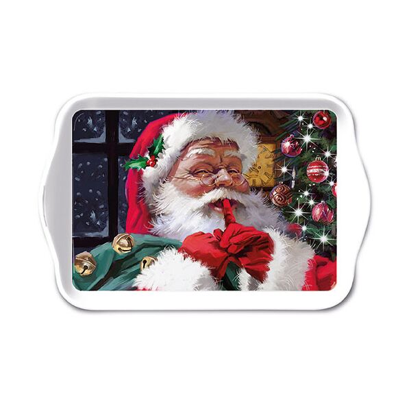 Weihnachten Tray Melamine Tablett Format: 13 x 21 cm Hush Hush
