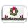 Weihnachten Tray Melamine Tablett 13x21 cm Bow on wreath