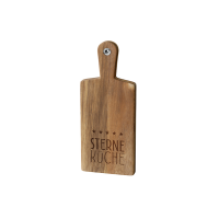 Holzbrett -  34 x14 x1,5 cm - "Sterne Küche"