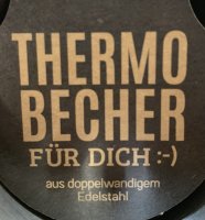 Thermobecher - Ø 7 cm x Höhe 8,5 cm -...