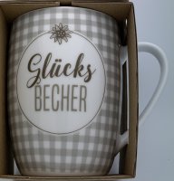 Becher - Ø 8 cm x Höhe 10 cm - 250ml - "Alles Liebe"