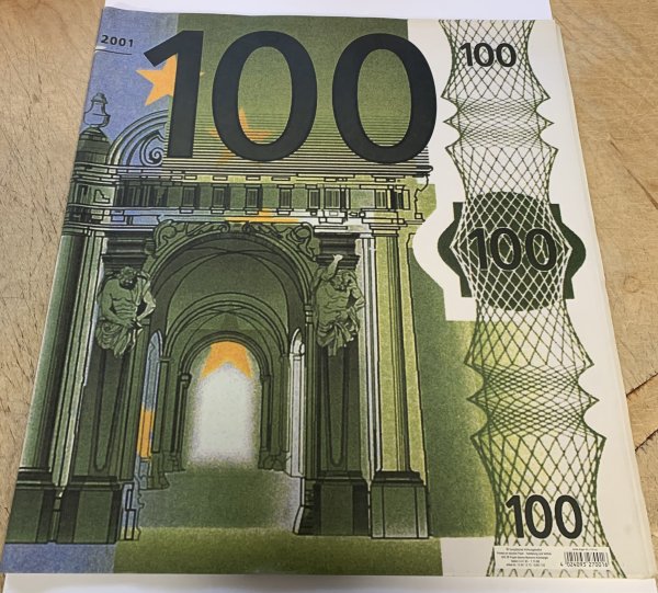 Geschenkpapier 100€- Bogen - 55 x 100 cm - 50 x 70 cm - 2023