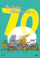 70. Geburtstag - Kwal der Wal - Doppelkarten im Format...