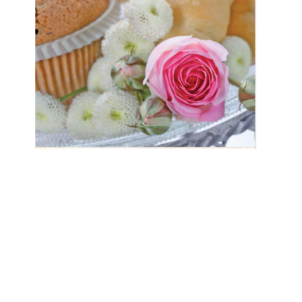 Ohne Text  - Postkarten – Format: 11,5 cm x 17,5 cm - Nice Moments – Muffin & Rose