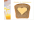 Gutschein  - Postkarten – Format: 11,5 cm x 17,5 cm - Nice Moments – Gutschein für Frühstücksservice – Brot mit Herzscheibe Käse