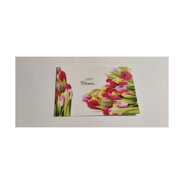 Allgemeine Wünsche  - Postkarten – Format: 11,5 cm x 17,5 cm - Nice Moments – statt Blumen... - Tulpen