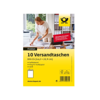 10 Versandtaschen C5 - ohne Fenster - weiß -...