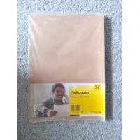 5 Packpapierbögen 70x100cm gefaltet Kraftpapier...