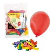 Idena Luftballons, sortiert ca. 40 g, 34 Luftballons farbig gemischt