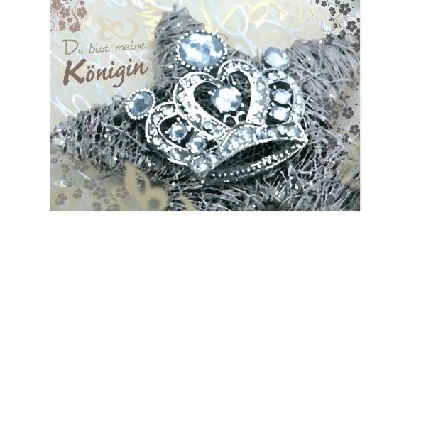 Allgemeine Wünsche - Nice Moments - Augentraum – Klappkarten – Format: 11,5 cm x 17,5 cm – Du bist meine Königin