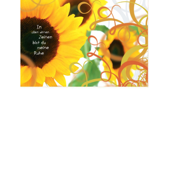 Allgemeine Wünsche - Nice Moments - Augentraum – Klappkarten – Format: 11,5 cm x 17,5 cm – In allen wirren Zeiten bist du meine Ruhe