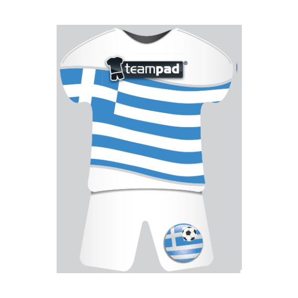 TEAMPAD® Griechenland - UVP: 5,99 - Haftunterlage Nationaltrikot