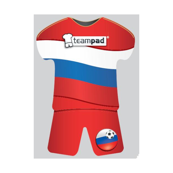 TEAMPAD® Russland - UVP: 5,99 - B-Ware - Haftunterlage Nationaltrikot