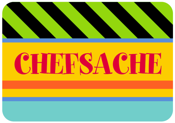 Allgemeine Wünsche - Sprüche - Sahneschnittchen - Postkarte im Format 14,8 x 10,5 cm - Chefsache