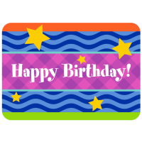 Geburtstag Sahneschnittchen Postkarte Happy Birthday!...