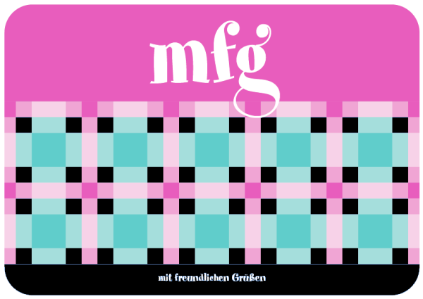 Allgemeine Wünsche - Sprüche - Sahneschnittchen - Postkarte im Format 14,8 x 10,5 cm - m.f.g.