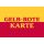 Allgemeine Wünsche - Sprüche - unARTig - Postkarte im Format 15 x 10 cm - "Gelb-Rote Karte"