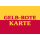 Allgemeine Wünsche - Sprüche - unARTig - Postkarte im Format 15 x 10 cm - "Gelb-Rote Karte"