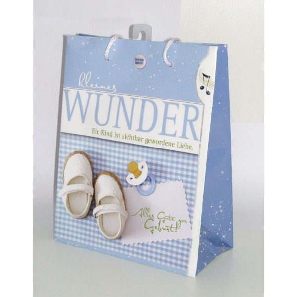 Gagbag Soundtüte Baby Boy Tüte 11x14 cm mit Musik zur Geburt