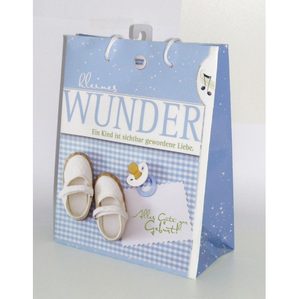 Gagbag Soundtüte Baby Boy Tüte 11x14 cm mit Musik zur Geburt