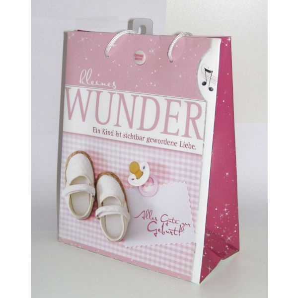 Gagbag Soundtüte Baby Girl 11 x14 cm mit Sound Tüte mit Musik