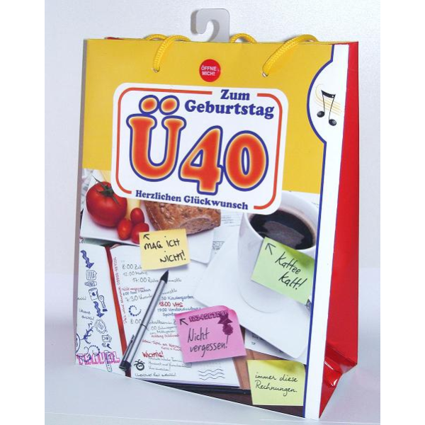 GagBag Medium Soundtüte "Geburtstag Ü 40" - 05-1585