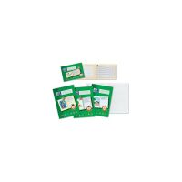 Geschichtenheft, Din A4 hoch, grün,  liniert , Lineatur 1G, 16 Blatt Oxford