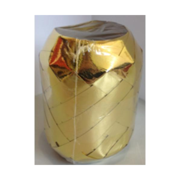 Eiknäuel - Kräuselband - Ringelband - metallisiert - 10mm x 30m - Metallic "Gold"