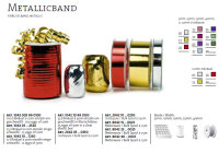 Eiknäuel - Kräuselband - Ringelband - metallisiert - 10mm x 30m - Metallic "Gold"
