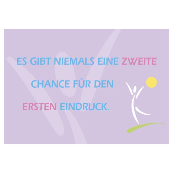 Postkarte Serie Legendär veredelt mit Kaltglanzfolie Es gibt niemals eine zweite...