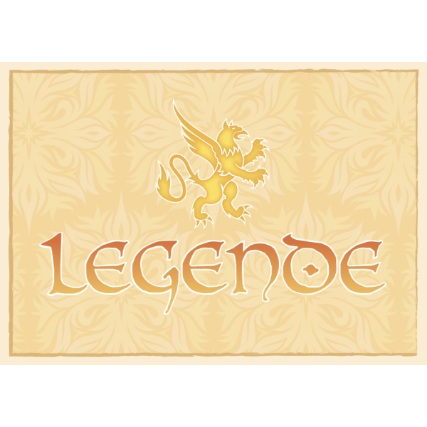 Postkarte - Serie Legendär - im Format 14,x10,5 cm - veredelt mit Kaltglanzfolie - Legende