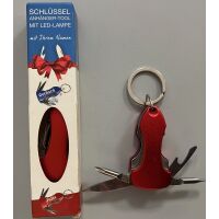 Schlüsselanhänger Tool mit LED-Lampe Kein...