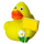 Stadt Ente Hobbyente Quietscheente Badeente ca. 8 cm gross Ortsschild-Ente