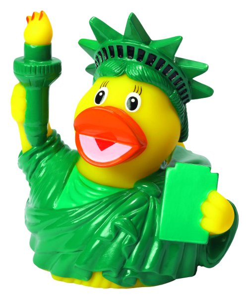 New York Ente - CityDuck® "New York" - USA - Quietscheente - Badeente - ca. 8 cm gross