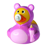 Baby Mädchen rosa Anlassente Quietscheente Badeente...