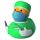 Chirurg Arzt-Ente Berufsente Quietscheente Badeente ca. 8 cm gross