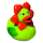 Blume Hobbyente Quietscheente Badeente ca. 8 cm gross